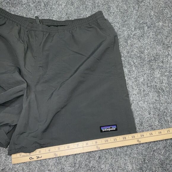 Patagonia Shorts Mens Size L Grey Baggies Swim Trunks Lined Outdoors Hiking - Picture 7 of 12